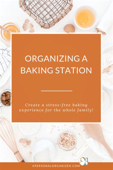 create  baking station   kitchen  personal organizer