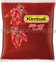 Sos Cili 辣椒酱 Chilli Sauce KIMBALL 1kg 12pkt ctn