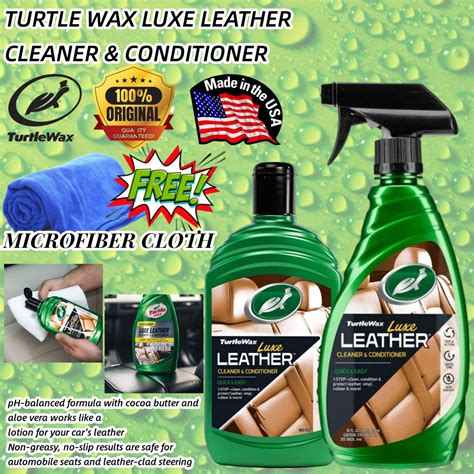 100 Original Turtle Wax Turtle Wax Luxe Leather Cleaner