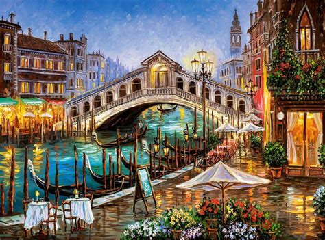 Castorland Par A Grand Canal Bistro Puzzle