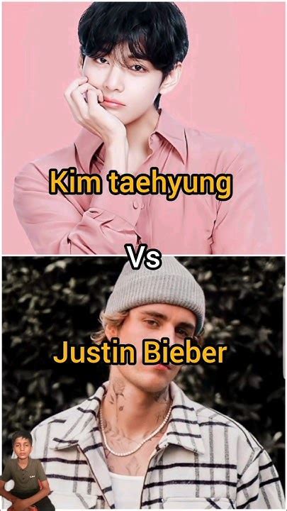 Kim Taehyung Vs Justin Bieber Btsshorts Bts Fypシ Ot7 Rm Jhope