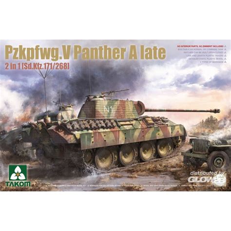 Maqueta Pzkpfwg V Panther A Late 2in1 Sd Kfz 171 268 1 35 Takom