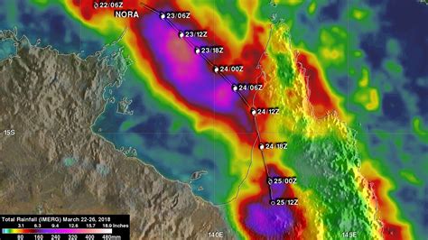 Tropical Cyclone Nora S Flooding Rains Measured With IMERG NASA