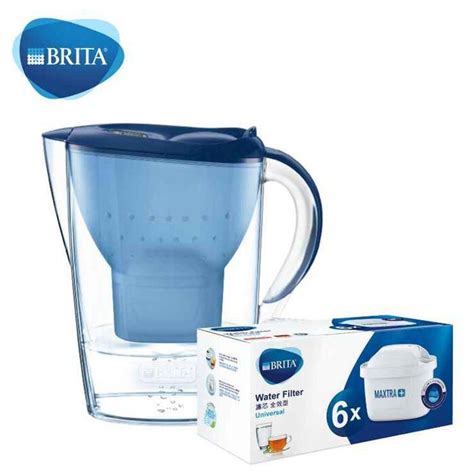 Brita Marella L Water Filter Jug With Pack Filter Blue Blue