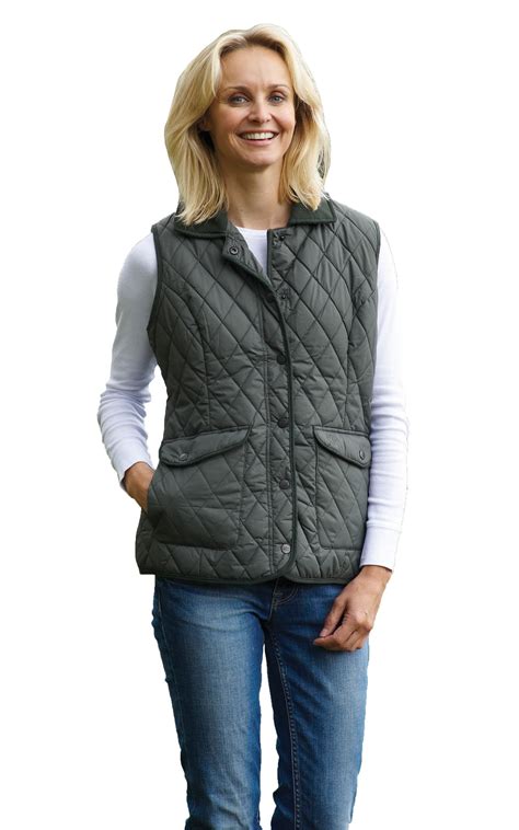 Ladies Champion Country Estate Quilted Gilet Bodywarmer Walking Riding