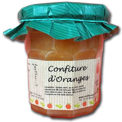 Confiture d Oranges épicerie fine en ligne Confiture orange