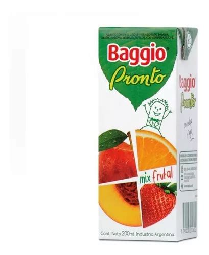 Pack X Unid Jugo Mix Frutal Cc Baggio Jugos P Beber