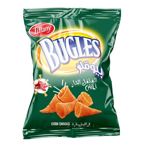 Tiffany Bugles Chili Flavoured Corn Snacks 125 G Online At Best Price Corn Based Bags Lulu Uae