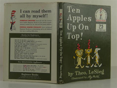 Ten Apples Up On Top By Seuss Dr Lesieg Theo Near Fine Hardcover