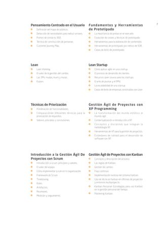 Postgrado en Gestión Ágil de Proyectos con Scrum Kanban Lean y XP PDF