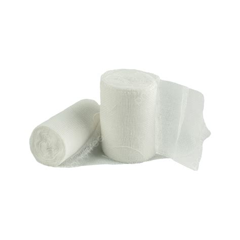 Two Rolls Of White Inelastic Bandages Bandage Clean Injured Png