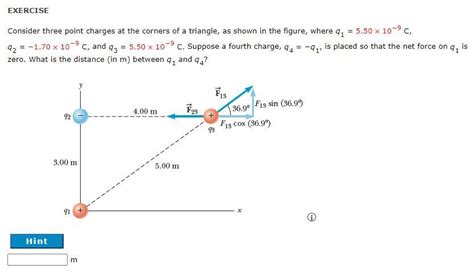 [solved] Consider Three Point Charges Located At The Corn