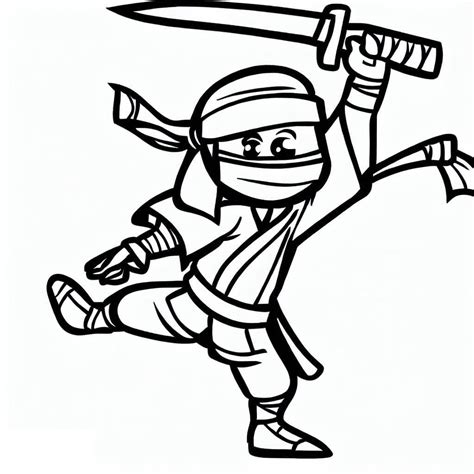 Coloriage Ninja Imprimer Sur Coloriageenfant