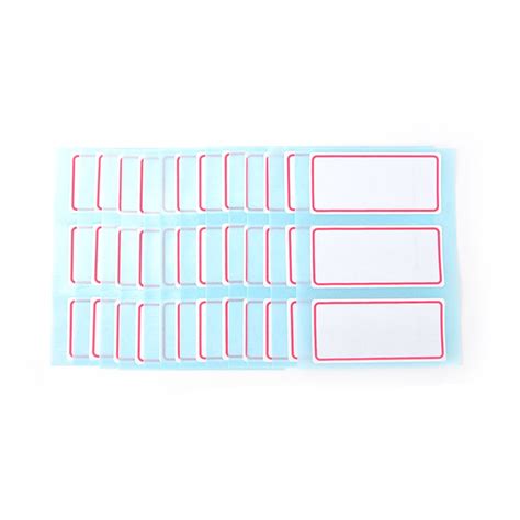 2020 60 Sheets Blank Stickers 34*73mm Self Adhesive Label Blank Note ...