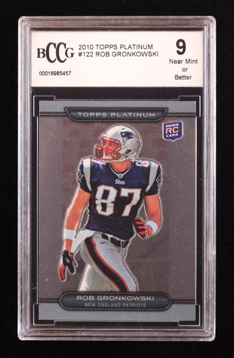 Rob Gronkowski Topps Platinum Rc Bccg Pristine Auction