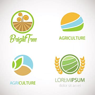 Modelo De Design De Logotipo De Empresa Agrícola Agrícola E Verde