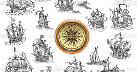 Old Nautical Map Symbols