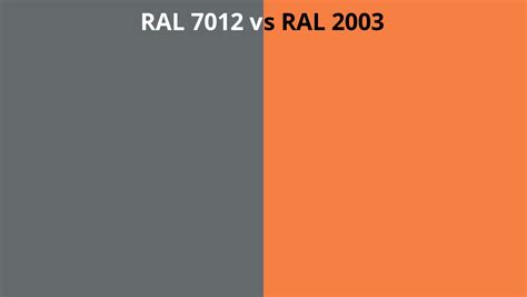 Ral 7012 Vs 2003 Ral Colour Chart Uk