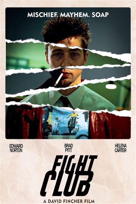 Fight Clubposterpolaroid Posterpolaroidundergroundartworkaestheticdavid