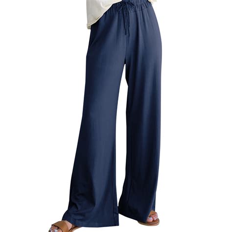 Pejock Womens Casual Loose Wide Leg Cozy Pants Yoga Sweatpants Comfy