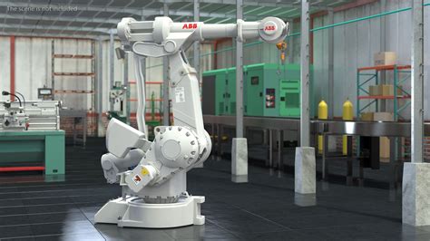 ABB IRB 4400 6 Axis Industrial Robot Rigged 3D Model 99 Max Free3D