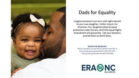 Dads For Equality Action Alert Equal Rights Amendment North Carolina