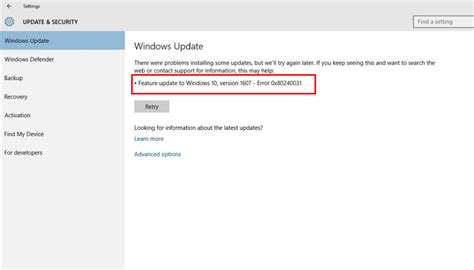 Como Corrigir O Erro Do Windows Update 0x80240031 Bugsfighter