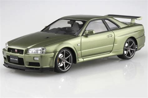 Nissan Bnr34 Skyline Gt R V Spec Ii Nur 00 Millennium Jade