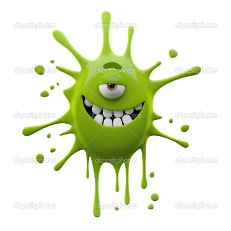 Green Blob Monster