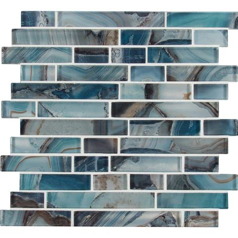 Reviews For Msi Night Sky Interlocking 12 In X 14 In Glass Mesh Mounted Mosaic Wall Tile 97