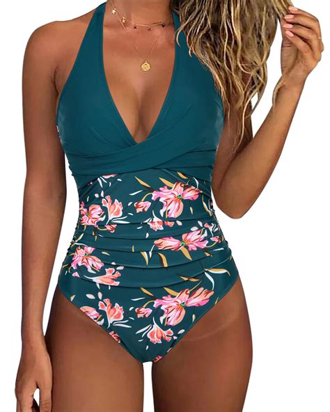 Snapklik Suuksess Women Sexy Tummy Control One Piece Swimsuits