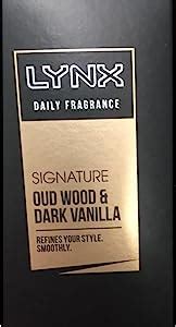 Lynx Signature Daily Fragrance Oud Wood And Dark Vanilla Ml