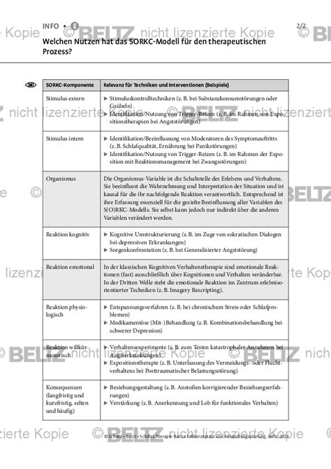 Fallkonzeption und Behandlungsplanung Nutzen des SORKC Modells für den