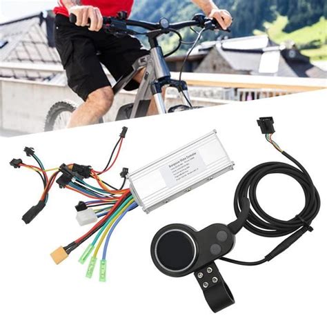 VGEBY Kit Contrôleur Electronique Vélo Électrique 36 48V 500W LCD