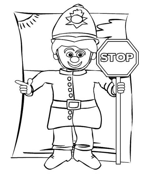 Printable Stop Sign Coloring Page - Coloring Home