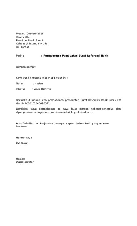 Cek Surat Permohonan Referensi Bank Bni Terbaru Tempat Contoh Paling Baru