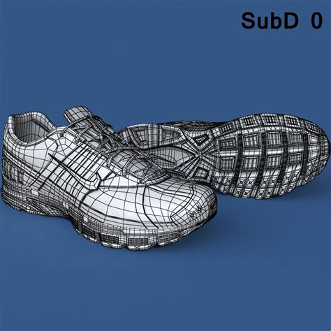 Realistic Sport Shoes 3d Model