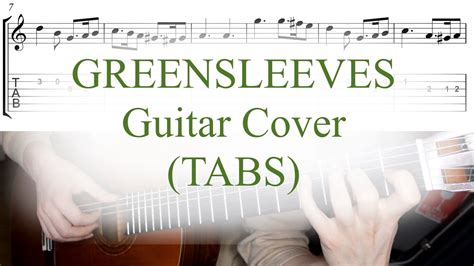 Greensleeves Guitar Cover With TABS YouTube