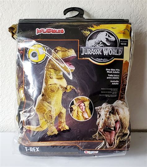 Disguise Jurassic World T Rex Inflatable Adult Costume New 192995025561