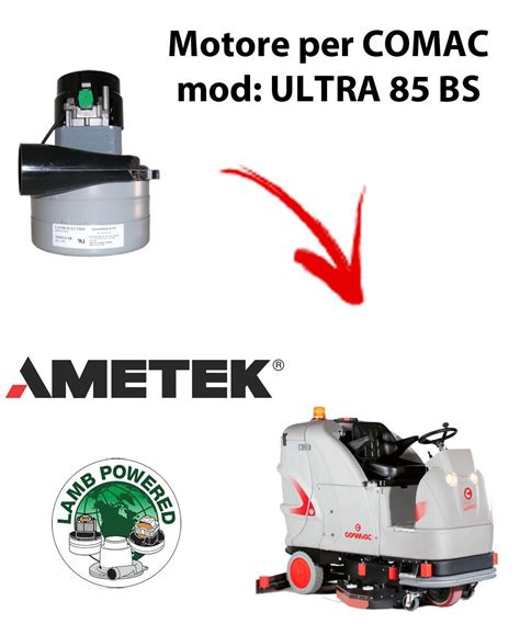 Comac Ultra Bs Moteur Aspiration Ametek Di Rechange Inclema Fr