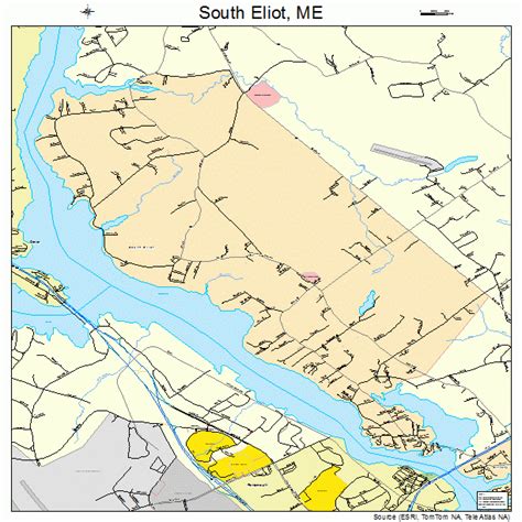 South Eliot Maine Street Map 2370660