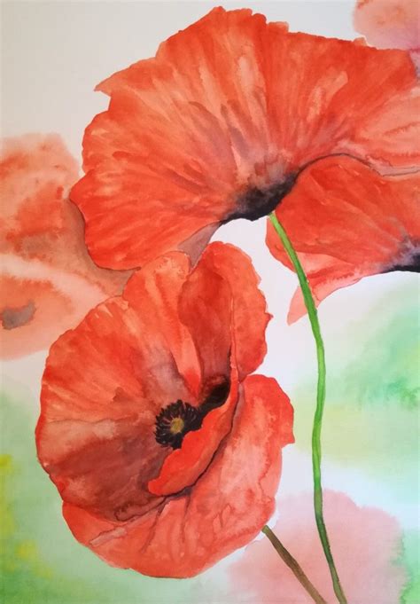 Coquelicots Painting Art