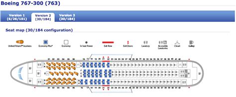 United Airlines Seat Map 767 400 Two Birds Home