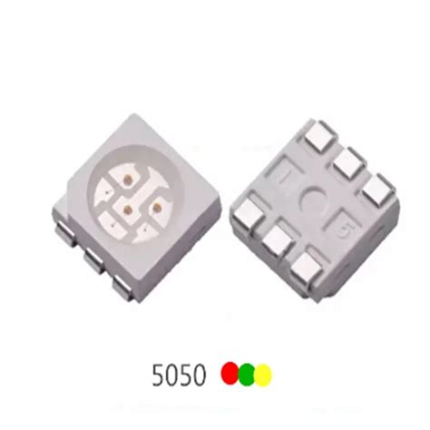 Pcs Rgy Smd Led Plcc Common Anode Red Green Yellow