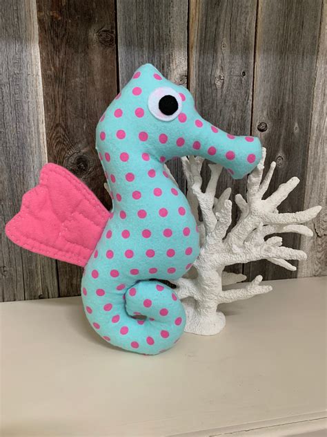 Handmade Seahorse Softie Mermaid Nursery Seahorse Toy Plush | Etsy