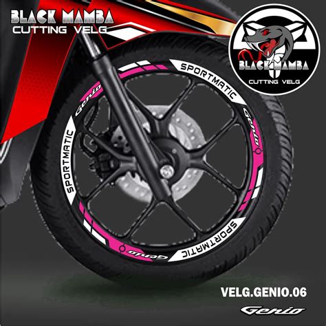 Jual Cod Cutting Sticker Velg Genio Stiker Lis List Variasi Ban