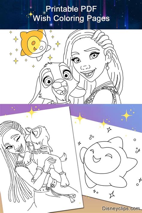 Disney's Wish Coloring Pages | Disney wishes, Disney coloring pages ...