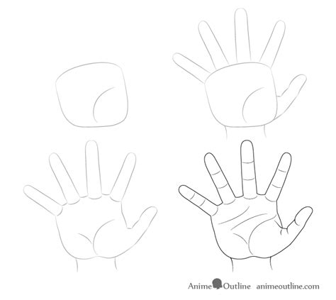 How To Draw Hands Step By Step - Howto Techno