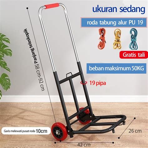 Jual Reaim Troli Trolley Troly Lipat Serbaguna Trolley Besi Lipat