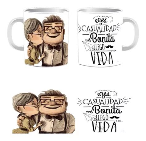 Taza Amor Carl Ellie Up Eres La Casualidad Mas Bonita Mercadolibre